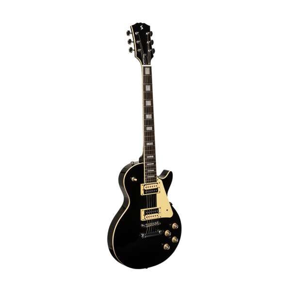 Stagg SEL-STD VSB E-Gitarre im LP Look Schwarz