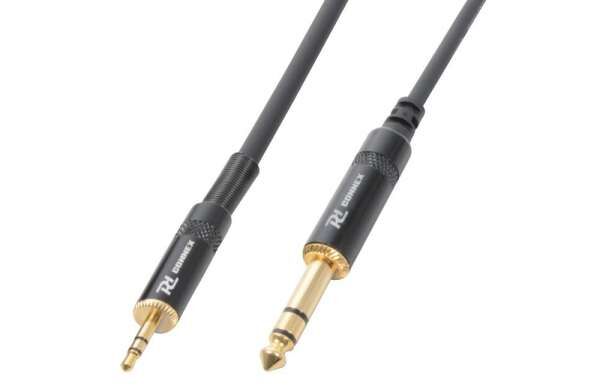 PD Connex  Adapterkabel 3.5mm Klinke Stereo / 6.3mm Klinke Stereo 3m