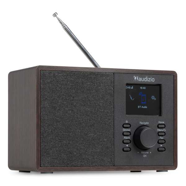 Audizio COSA Internet Radio mit DAB+ / FM Tuner Dark Wood