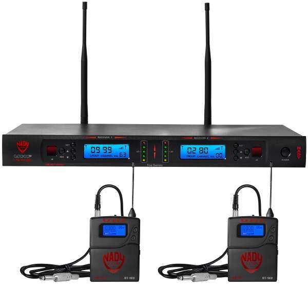 Nady 2W-1KU GT EU1 - 2-Kanal Gitarren-Funksystem UHF