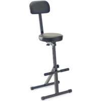 Stagg MT-300 - Stehhilfehocker mit Rückenstütze für Musiker