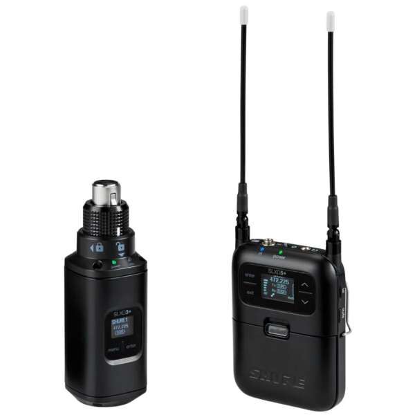 Shure SLXD35+ Digitales Drahtlossystem mit SLXD3+ Aufstecksender S50