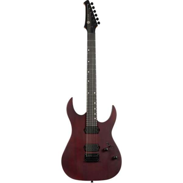 SPIRA Guitars S-400 Satin Wine Red