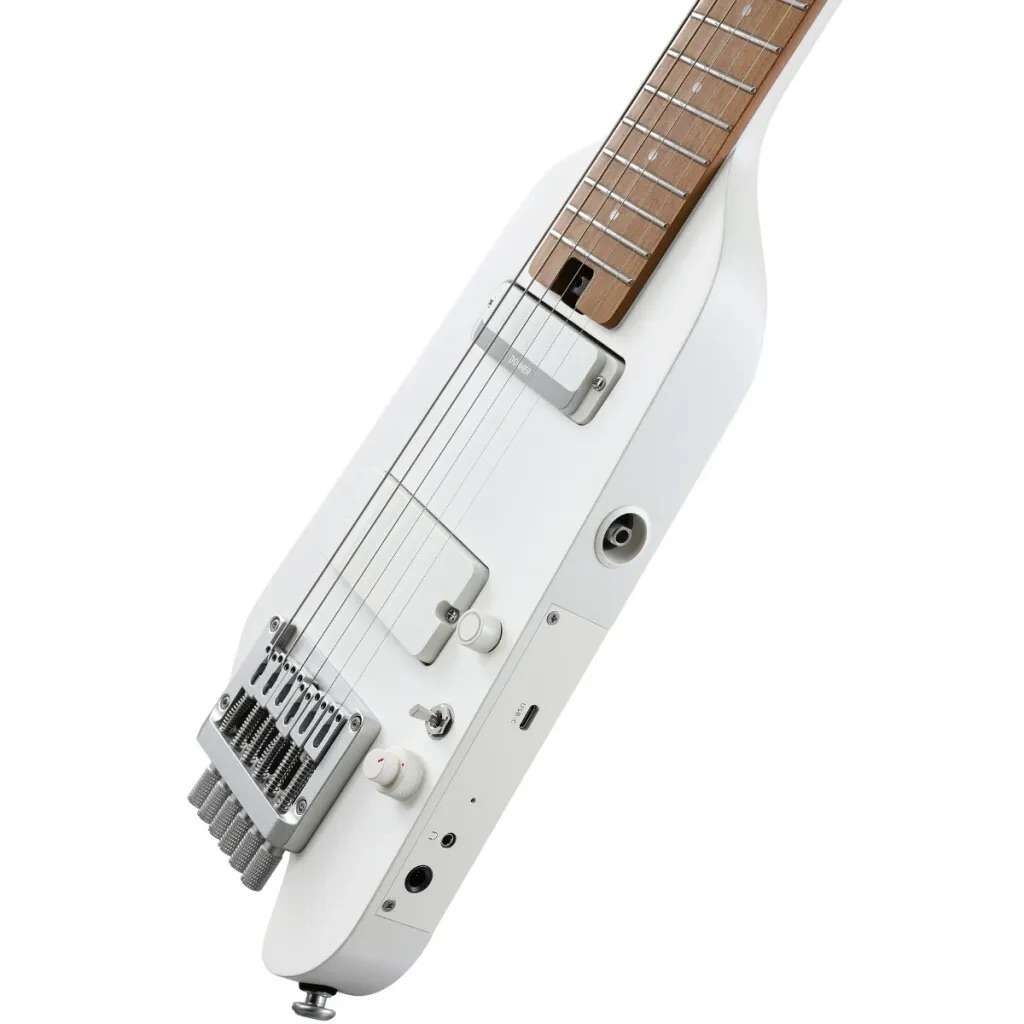 Donner HUSH-X PRO Silent E-Gitarre white | HotSound-Store