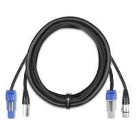PD Connex Audio Kombikabel Powerconnector B - XLR F / Powerconnector A - XLR M 3m