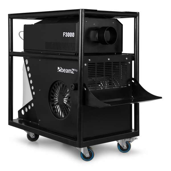 BeamZ Pro F3000 Highpower Haze Maschine Trolley
