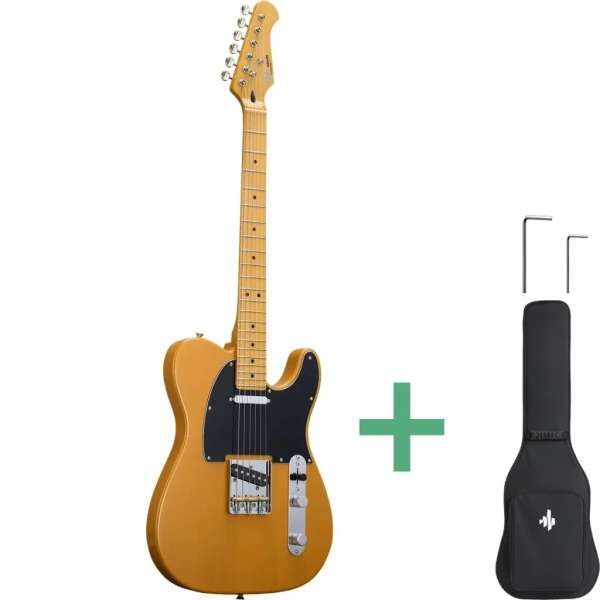 Donner DTL-600 E-Gitarre butterscotch blonde