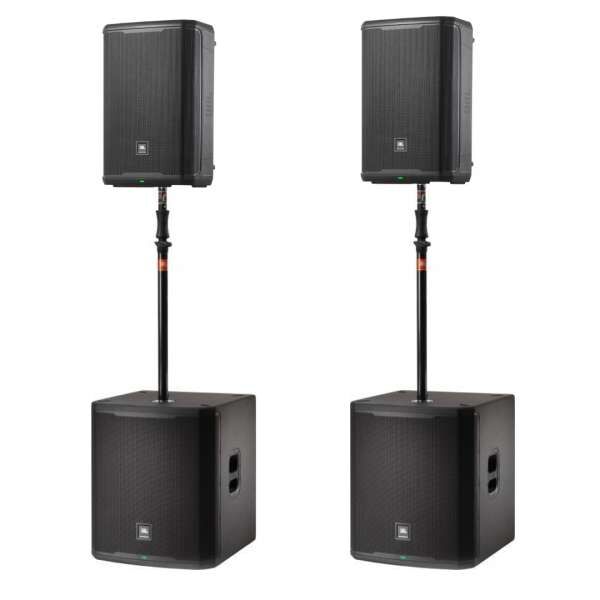 JBL PRX915 918XLF Club PA Set aktiv