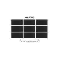 ADJ WMST3X3 – Rahmen-Trim-Kit für 3x3 WMS Series Video Wall