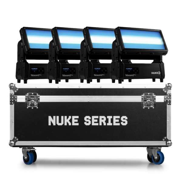 BeamZ Pro Nuke3 - IP65 Outdooor Moving Frost-Strobe Tourset 4