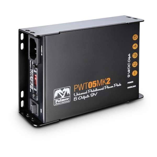 Palmer PWT 05 MK 2 - Universelles 9V-Netzteil für Pedalboards 5 Ausgänge