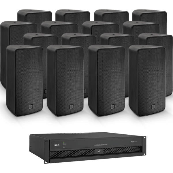 NEXT audiocom 16T6.AD3000 Installationslautsprecher Set mit Verstärker