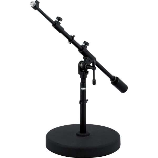 TAMA MS736RELBK Iron Works Studio Series Galgen Mikrofonstativ Extra Low Profile - runder Sockel