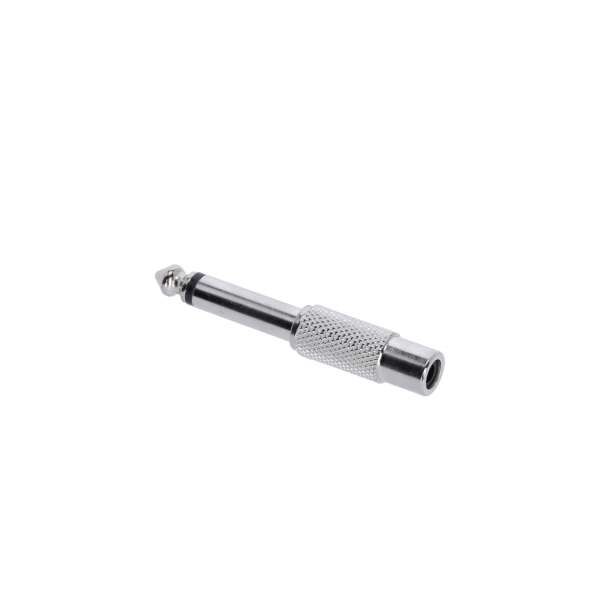Adam Hall 4 STAR A RF2 JM2 - Adapter Cinch female auf 6,3 mm Klinke mono male