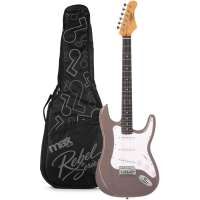 MAX Rebel ST Electric Guitar Gunmetal Grey