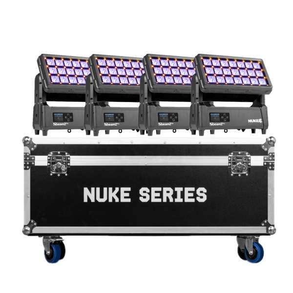 BeamZ Pro Nuke4 - Outdoor Moving Beam Strobe IP65 Tourset 4