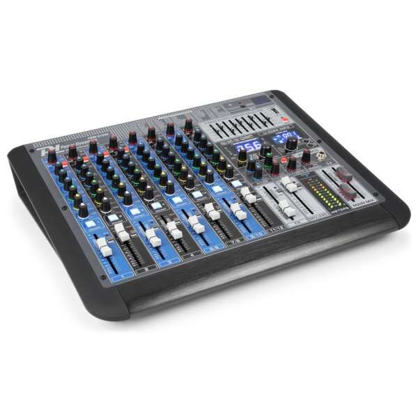 Power Dynamics PDM-S1204 12-Kanal Professioneller Analog Mixer