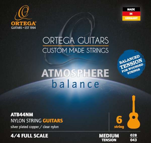 ORTEGA Atmosphere Balance Series Nylon Saiten Set - Medium Tension