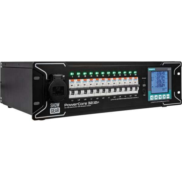 Showgear PowerCore 32.12p Stromverteiler 1x Schuko + 12x PowerPro True
