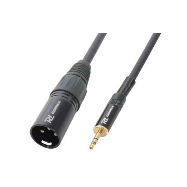 PD Connex Adapterkabel XLR Male / 3.5mm Klinke Stereo 0,5m