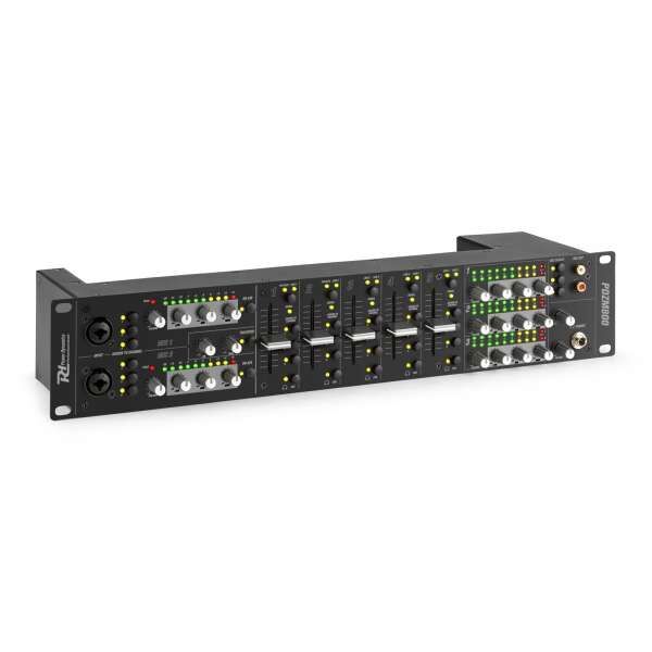 Power Dynamics PDZM800 - 7-Kanal Installations-Mixer mit 3 Zonen 19 Zoll