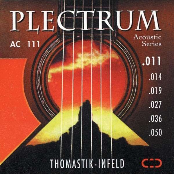 Thomastik-Infeld Akustik-Gitarren Saiten Plectrum Acoustic Series Satz Flat- und Roundwound