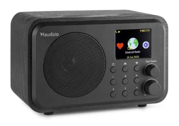 Audizio Venice WiFi Internetradio mit Akku schwarz