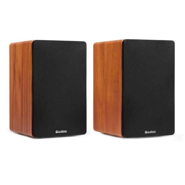 Audizio KS01 Regallautsprecher aktiv Set 80W Wood