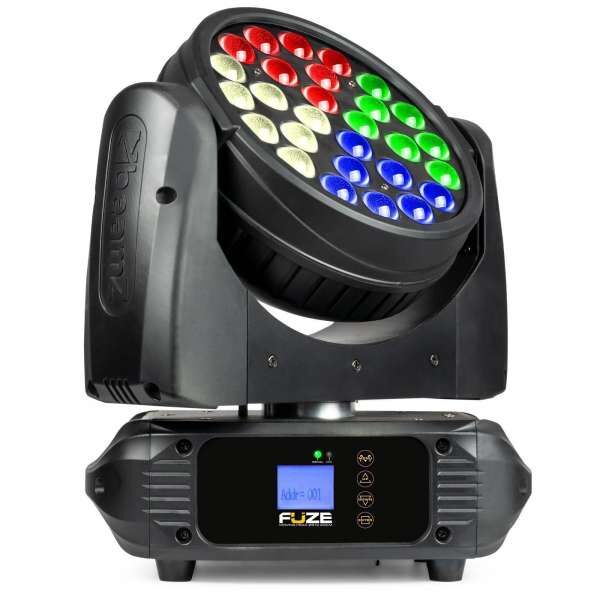 BeamZ FUZE2812 Wash Moving Head mit Zoom - 28x 12W LEDs