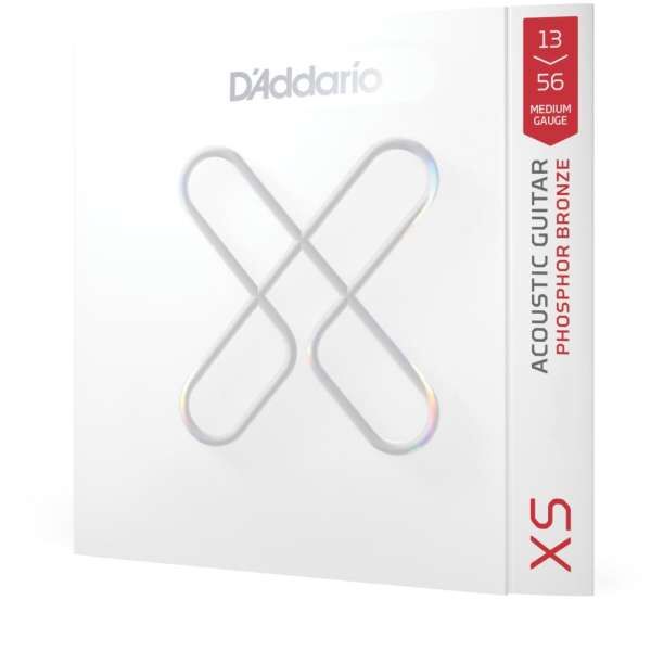 D'Addario XSAPB1356 Phosphorbronze-Akustiksaiten, Medium, 13-56