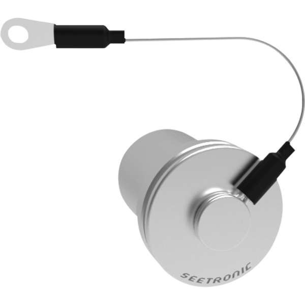 Seetronic 102082 Endkappe aus Metall, Edelstahl