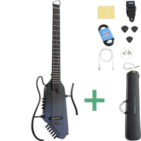 Donner HUSH-I PRO Silent Gitarre space fly