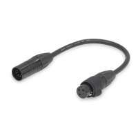 PD Connex Adapterkabel DMX 3 Pol. Female / 5 Pol. Male IP65 0,10m