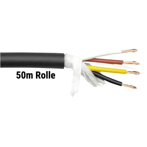 DAP SPK-425 MKII Lautsprecherkabel 4 x 2,5mm schwarz 50m Rolle