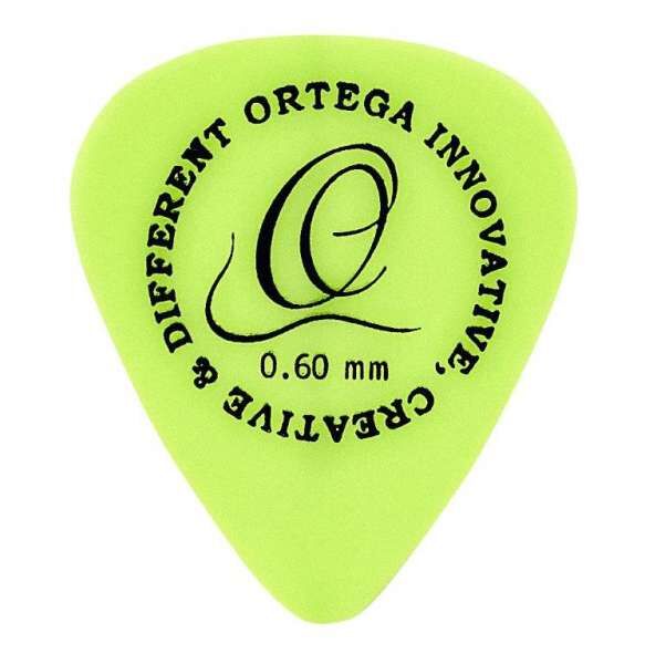 Ortega OGPST12-060 S-Tech Picks Plektren grün 0,60 mm 12er Pack