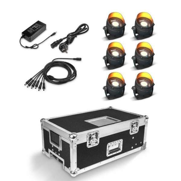 Cameo DROP B1 Touring Set 6er Set inkl Flightcase mit Netzteil