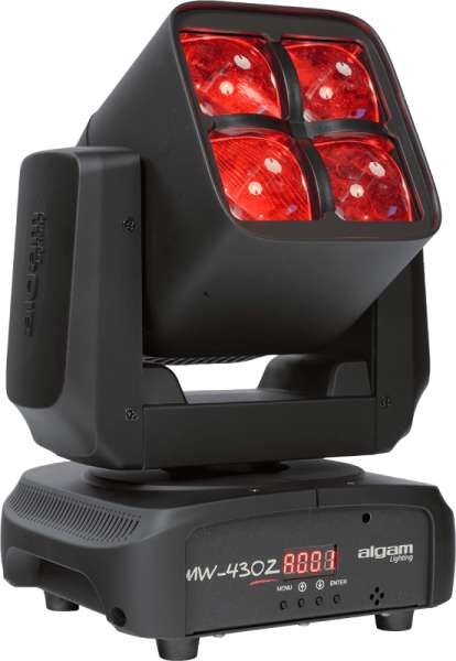 Algam Lighting MW430ZOOM - 4 x 30 W RGBW LED Wash Moving Head + Zoom