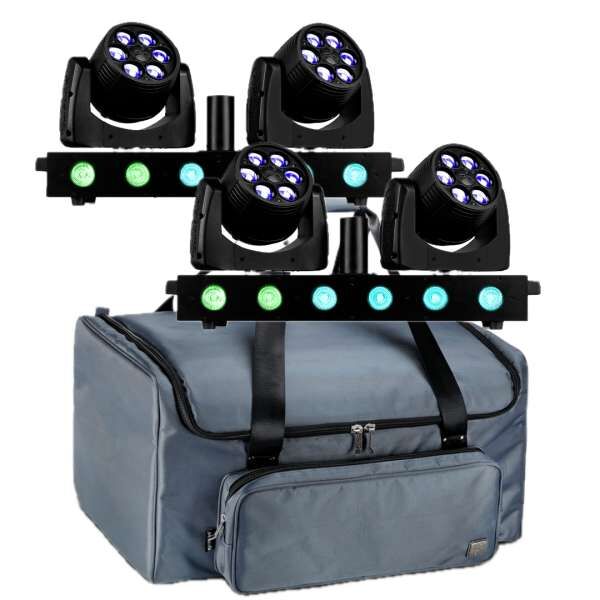 BeamZ Fuze Twin LED Wash DJ Set
