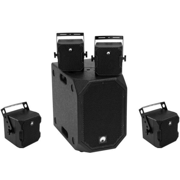 OMNITRONIC Set BOB-10A sw + 4x BOB-4 sw