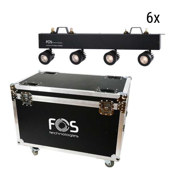 FOS Luminus PinSpot WDMX Tourset 6