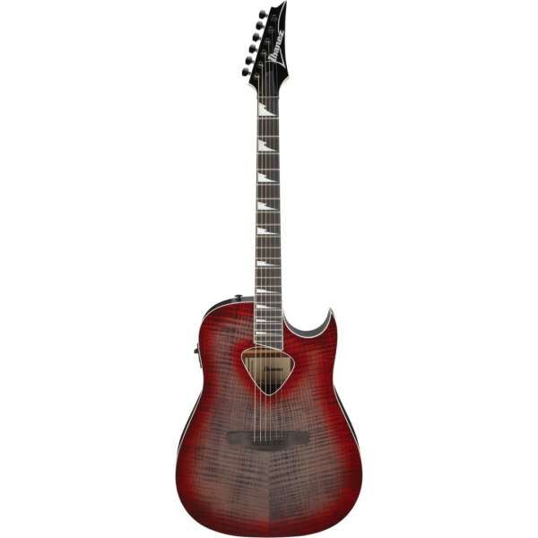 Ibanez ALT Akustikgitarre 6-String Red Doom Burst High Gloss