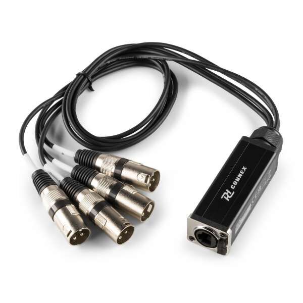 PD Connex CX190 CatCore 4 x XLR3 Male Splitter 0,7m