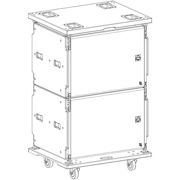 Wharfedale Pro XLA-DB2 Dolly für 2 x XLA-118SUB
