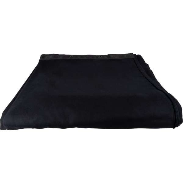 Wentex Bühnenvorhang aus Molton 320 g/m² 300 x 300 cm schwarz