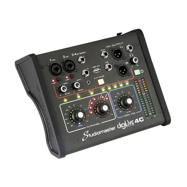 Studiomaster DigiLive 4C - Mini Digitalmischpult mit WiFi-Control