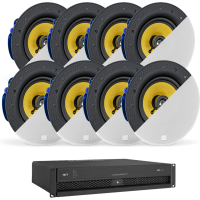 NEXT audiocom 8C8Pro.AD3000 Deckenlautsprecher Set mit Verstärker