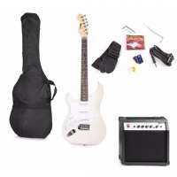 MAX GigKit E-Gitarren Starter-Set mit 40W Verstärker - Weiß MAX GigKit E-Gitarren Starter-Set mit 40W Verstärker - Weiß
