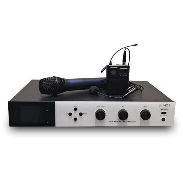 IHOS IWM-D600 Mikrofonanlage mit Digitalverstärker und DSP