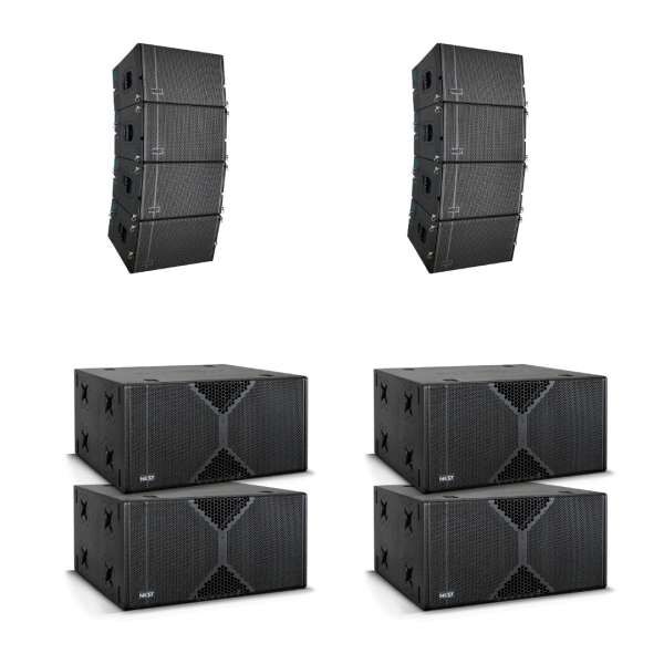 NEXT Line Array System LA122A 4x2 aktives Komplettsystem