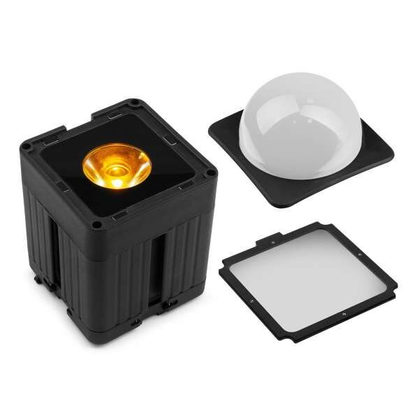 BeamZ KUBE20BK - Linkbare Akku Uplights Outdoor ip65